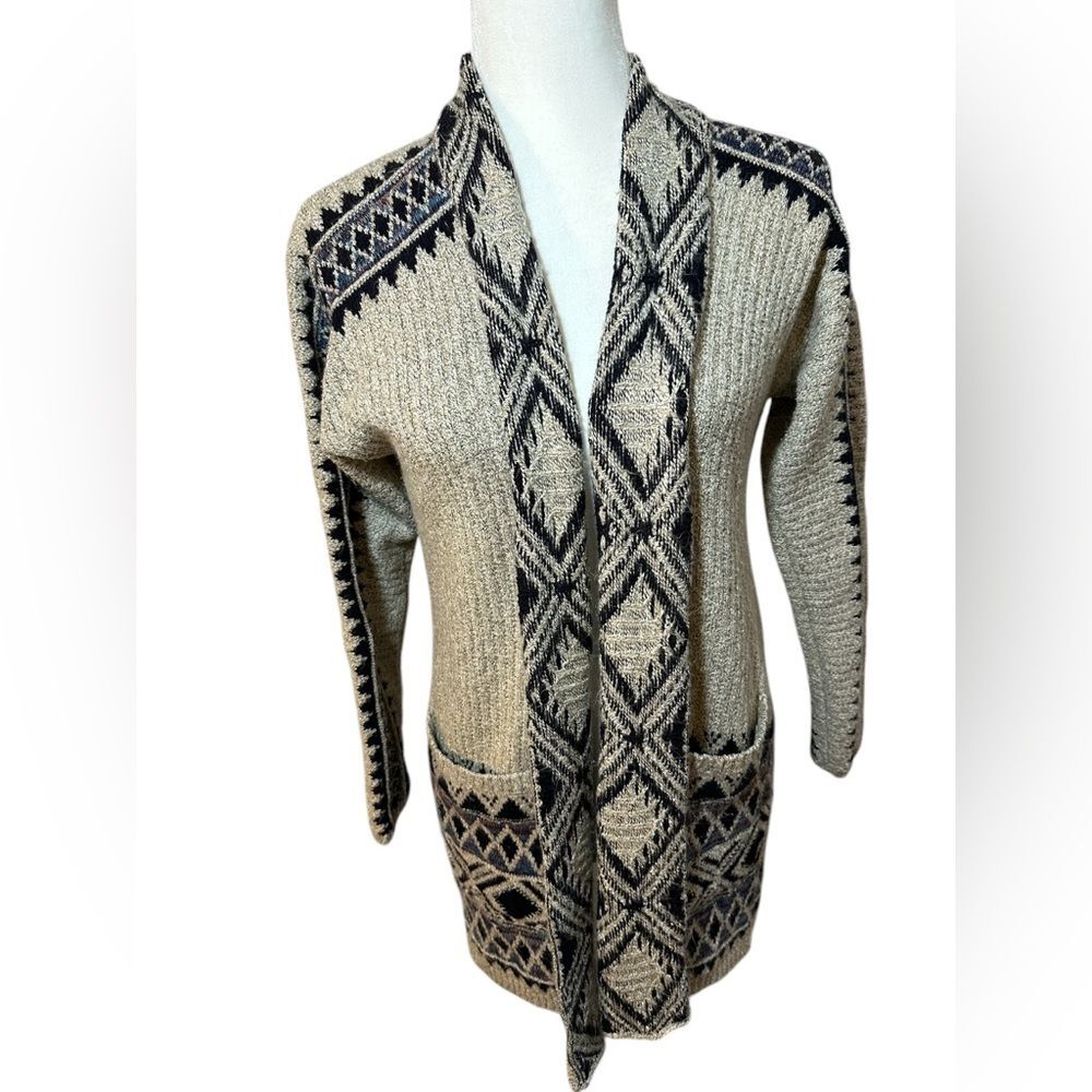 Womens Lucky Brand Tribal design CardiganSize XS/S